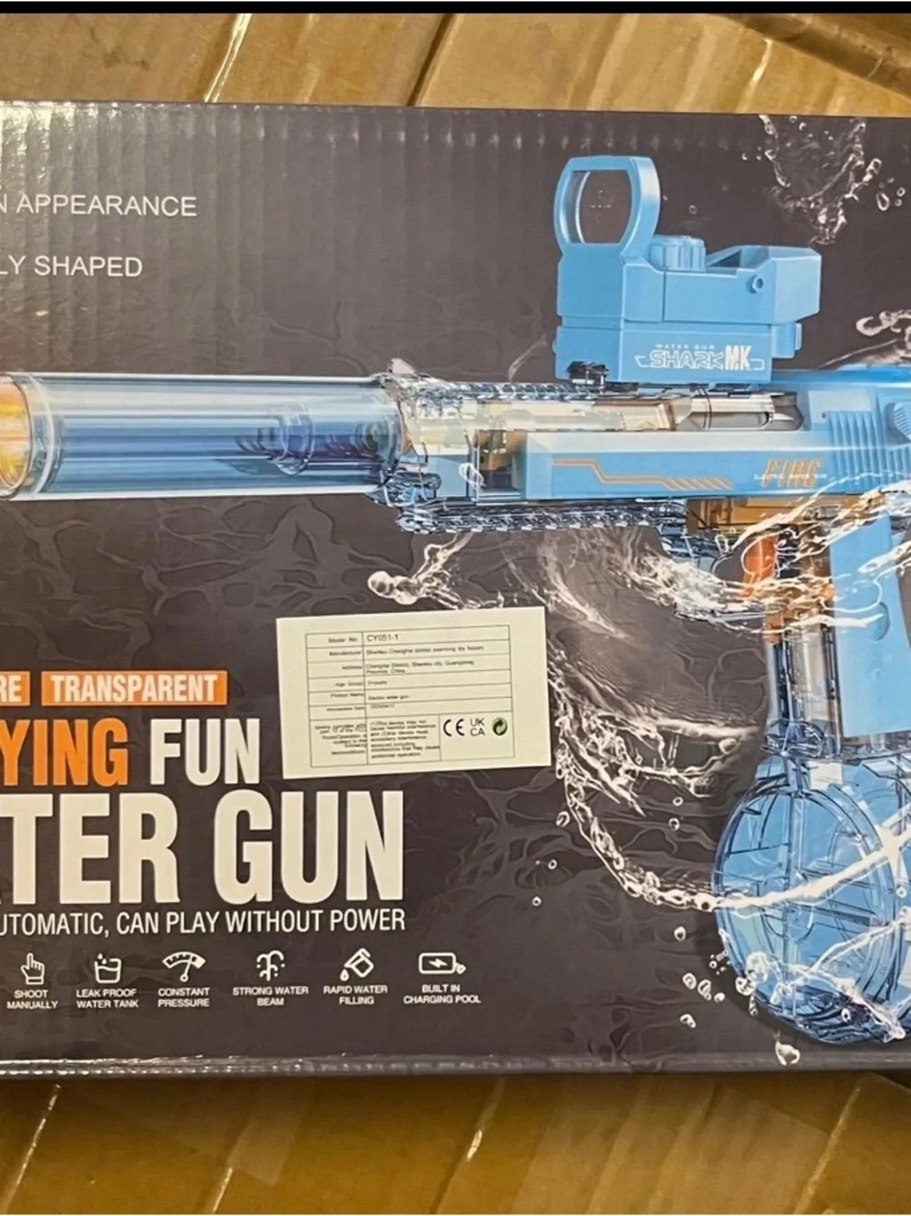 Electric water gun